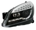 Φανάρια εμπρός led με DRL για Opel Astra H (2004-2009) - black , με λάμπες (Η1) - σετ 2τμχ. € 433,1