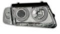 Φανάρια εμπρός angel eyes για Vw Passat 3Β/B5 (1997-2000) - chrome , χωρίς λάμπες (Η7) - σετ 2τμχ. € 211,1