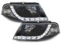 Φανάρια εμπρός led για Vw Passat B5.5 (2001-2005) - μαύρα , με λάμπες (Η1) - σετ 2τμχ. € 391,1