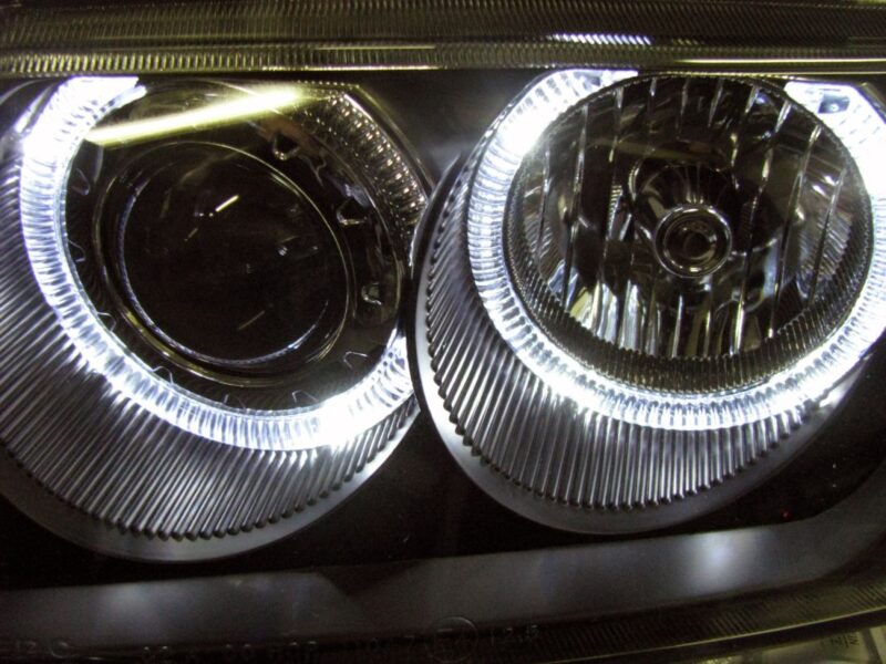 Φανάρια εμπρός angel eyes για Audi A3 (1996-2000) - chrome , χωρίς λάμπες (Η7) - σετ 2τμχ. € 217,1