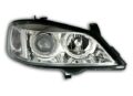 Φανάρια εμπρός angel eyes για Opel Astra G (1998-2004) - chrome , χωρίς λάμπες (Η7) - σετ 2τμχ. € 293,3