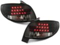 Πίσω φανάρια led για Peugeot 206 - black - σετ 2τμχ. € 181,1