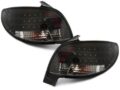 Πίσω φανάρια led για Peugeot 206 - black - σετ 2τμχ. € 181,1