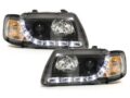 Φανάρια εμπρός led για Audi A3 (1996-2000) - μαύρα , με λάμπες (Η1) - σετ 2τμχ. € 355,1