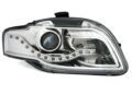 Φανάρια εμπρός led για Audi A4 B7 (2004-2008) - chrome , με λάμπες (Η1) - σετ 2τμχ. € 445,1