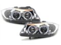 Φανάρια εμπρός angel eyes για BMW E90 (2005+) - chrome , με λάμπες (Η1) - σετ 2τμχ. € 319,1