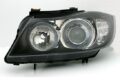 Φανάρια εμπρός angel eyes για BMW E90(2005-2009) - μαύρα , χωρίς λάμπες (Η7) - σετ 2τμχ. € 509,9