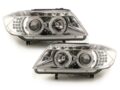 Φανάρια εμπρός led angel eyes για BMW E90(2005-2008) - μαύρο , με λάμπες (Η1) - σετ 2τμχ. € 433,1