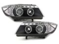 Φανάρια εμπρός led angel eyes για BMW E90(2005-2008) - black , με λάμπες (Η1) - σετ 2τμχ. € 433,1