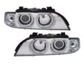 Φανάρια εμπρός angel eyes για BMW E39 (1995-2000) - χρωμίου , χωρίς λάμπες (Η7) - σετ 2τμχ. € 389,3