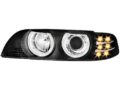 Φανάρια εμπρός angel eyes για BMW E39 (1995-2000) - black , χωρίς λάμπες (Η7) - σετ 2τμχ. € 566,3