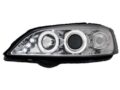 Φανάρια εμπρός led angel eyes για Opel Astra G (1998-2004) - chrome , με λάμπες (Η1) - σετ 2τμχ. € 304,7