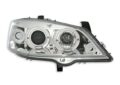 Φανάρια εμπρός angel eyes για Opel Astra G (1998-2004) - chrome , με λάμπες (Η1) - σετ 2τμχ. € 229,1