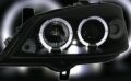 Φανάρια εμπρός angel eyes για Opel Astra G (1998-2004) - μαύρα , με λάμπες (Η1) - σετ 2τμχ. € 229,1