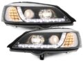 Φανάρια εμπρός led με DRL για Opel Astra G (1998-2004) - μαύρα , με λάμπες (Η1) - σετ 2τμχ. € 396,5