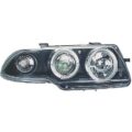 Φανάρια εμπρός angel eyes για Opel Astra F (1991-1999) - μαύρα , με λάμπες (Η1) - σετ 2τμχ. € 328,7