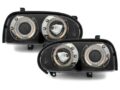 Φανάρια εμπρός angel eyes για Vw Golf ΙΙΙ - black , με λάμπες (Η1) - σετ 2τμχ. € 241,1