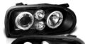 Φανάρια εμπρός angel eyes για Vw Golf ΙΙΙ - black , χωρίς λάμπες (Η7) - σετ 2τμχ. € 211,1