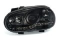 Φανάρια εμπρός led για Vw Golf IV - μαύρα , με λάμπες (Η1) - σετ 2τμχ. € 331,1