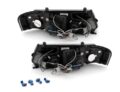 Φανάρια εμπρός angel eyes για Vw Passat 3Β/B5 (1997-2000) - black , με λάμπες (Η1) - σετ 2τμχ. € 250,1