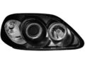 Φανάρια εμπρός angel eyes για Honda Civic (1996-1999) - μαύρα , με λάμπες (Η1) - σετ 2τμχ. € 245,3