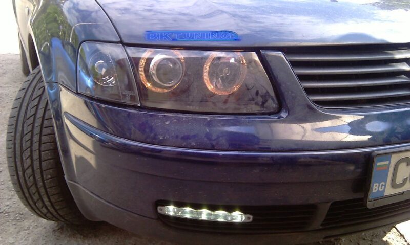 Φανάρια εμπρός angel eyes για Vw Passat 3Β/B5 (1997-2000) - μαύρα , χωρίς λάμπες (Η7) - σετ 2τμχ. € 264,5