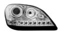 Φανάρια εμπρός led για Mercedes ML W164 (2005-2008) , χωρίς λάμπες (Η7) - σετ 2τμχ. € 601,7