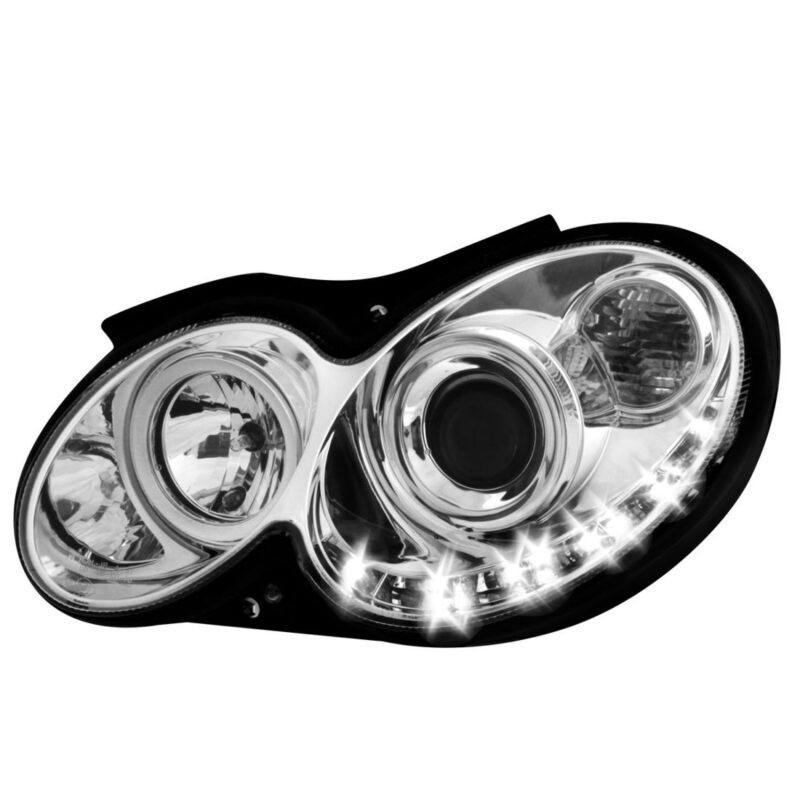 Φανάρια εμπρός led για Mercedes CLK W209 / C209 (2003-2009) , με λάμπες (Η1) - σετ 2τμχ. € 649,7