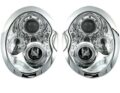 Φανάρια εμπρός angel eyes για Mini Cooper (2002-2004) - chrome , με λάμπες (Η1) - σετ 2τμχ. € 277,1