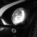 Φανάρια εμπρός led Dayline για Mini cooper (2002-2004) - chrome , με λάμπες (Η1) - σετ 2τμχ. € 511,7