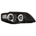 Φανάρια εμπρός angel eyes για Vw Passat B6 / 3C (2005+) - μαύρα , χωρίς λάμπες (Η7) - σετ 2τμχ. € 358,7