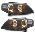 Φανάρια εμπρός angel eyes για Vw Passat B6 / 3C (2005+) - μαύρα , χωρίς λάμπες (Η7) - σετ 2τμχ. € 358,7