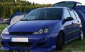 Φανάρια εμπρός angel eyes για Ford Focus (2001-2004) - μαύρα , με λάμπες (Η1) - σετ 2τμχ. € 247,1