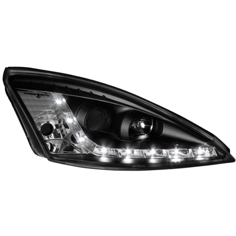 Φανάρια εμπρός led για Ford Focus (1998-2001) - black, με λάμπες (Η1) - σετ 2τμχ. € 295,1