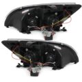 Φανάρια εμπρός Devil eyes led για Ford Focus (2005-2008) - μαύρα , με λάμπες (Η1) - σετ 2τμχ. € 367,1