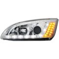 Φανάρια εμπρός Devil eyes led για Ford Focus (2005-2008) - chrome , με λάμπες (Η1) - σετ 2τμχ. € 367,1