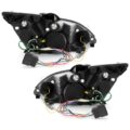 Φανάρια εμπρός Devil eyes led για Ford Focus (2005-2008) - black , με λάμπες (Η1) - σετ 2τμχ. € 385,1