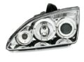 Φανάρια εμπρός angel eyes για Ford Focus (2005-2008) - chrome , με λάμπες (Η1) - σετ 2τμχ. € 301,1