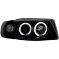 Φανάρια εμπρός angel eyes για Seat ibiza 6K (1993-2000) - μαύρα , με λάμπες (Η1) - σετ 2τμχ. € 257,9