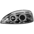 Φανάρια εμπρός angel eyes για Opel Corsa C (2001-2006) - chrome , με λάμπες (Η1) - σετ 2τμχ. € 241,1