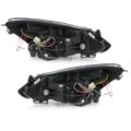 Φανάρια εμπρός led για Opel Corsa D (2006-2010) - chrome , με λάμπες (Η1) - σετ 2τμχ. € 445,1