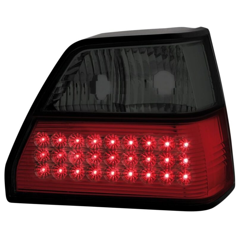 Πίσω φανάρια led για Vw Golf II (1983-1993) - μαύρα chrome - σετ 2τμχ. € 127,1