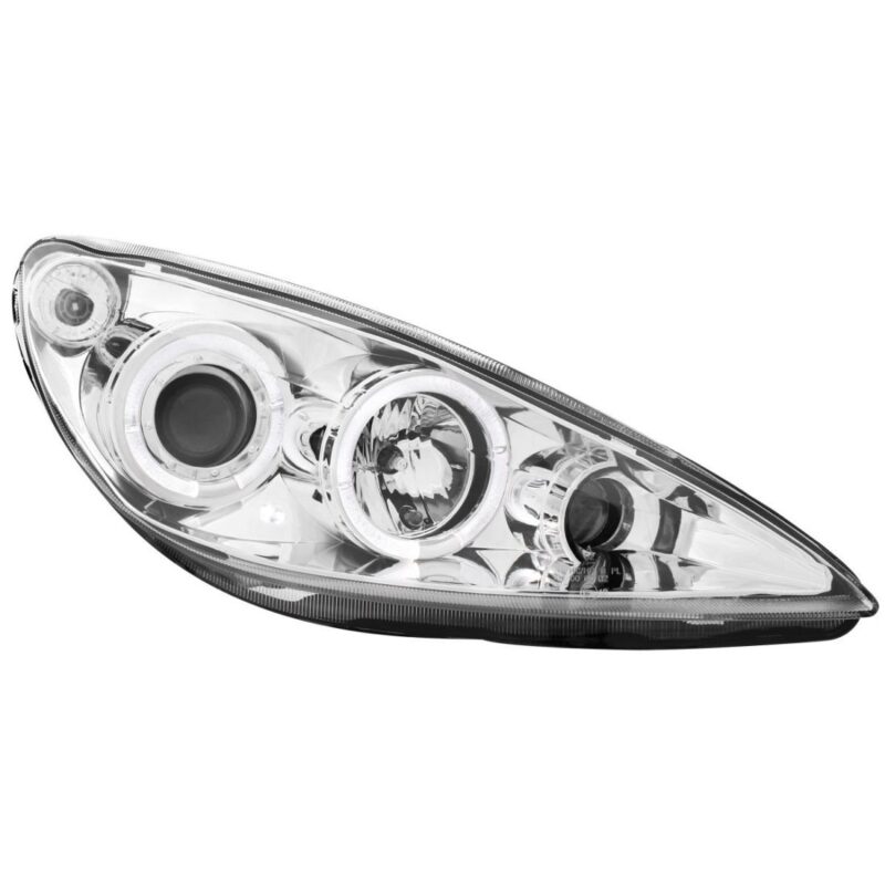 Φανάρια εμπρός angel eyes για Peugeot 307 (2001-2005), με λάμπες (Η1) - σετ 2τμχ. € 474,5