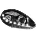 Φανάρια εμπρός led για Fiat Grande Punto (2005+) - μαύρα , με λάμπες (Η1) - σετ 2τμχ. € 379,1