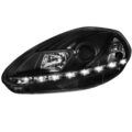 Φανάρια εμπρός led για Fiat Grande Punto (2005+) - black , με λάμπες (Η1) - σετ 2τμχ. € 541,7