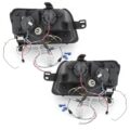 Φανάρια εμπρός led για Fiat Panda (2003-2009) - chrome , με λάμπες (Η1) - σετ 2τμχ. € 409,1