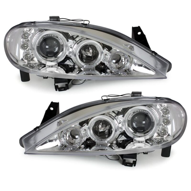 Φανάρια εμπρός angel eyes για Renault Megane (1999-2001) , με λάμπες (Η1) - σετ 2τμχ. € 247,1