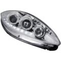 Φανάρια εμπρός led για Seat Altea /Leon / Toledo (2005-2009) - χρωμίου , με λάμπες (Η1) - σετ 2τμχ. € 343,1