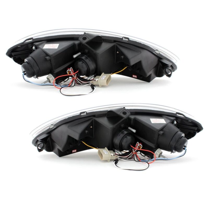 Φανάρια εμπρός led για Seat Altea /Leon / Toledo (2005-2009) - black , με λάμπες (Η1) - σετ 2τμχ. € 343,1