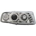 Φανάρια εμπρός angel eyes για Seat ibiza 6K (1993-2000) - chrome , με λάμπες (Η1) - σετ 2τμχ. € 235,1